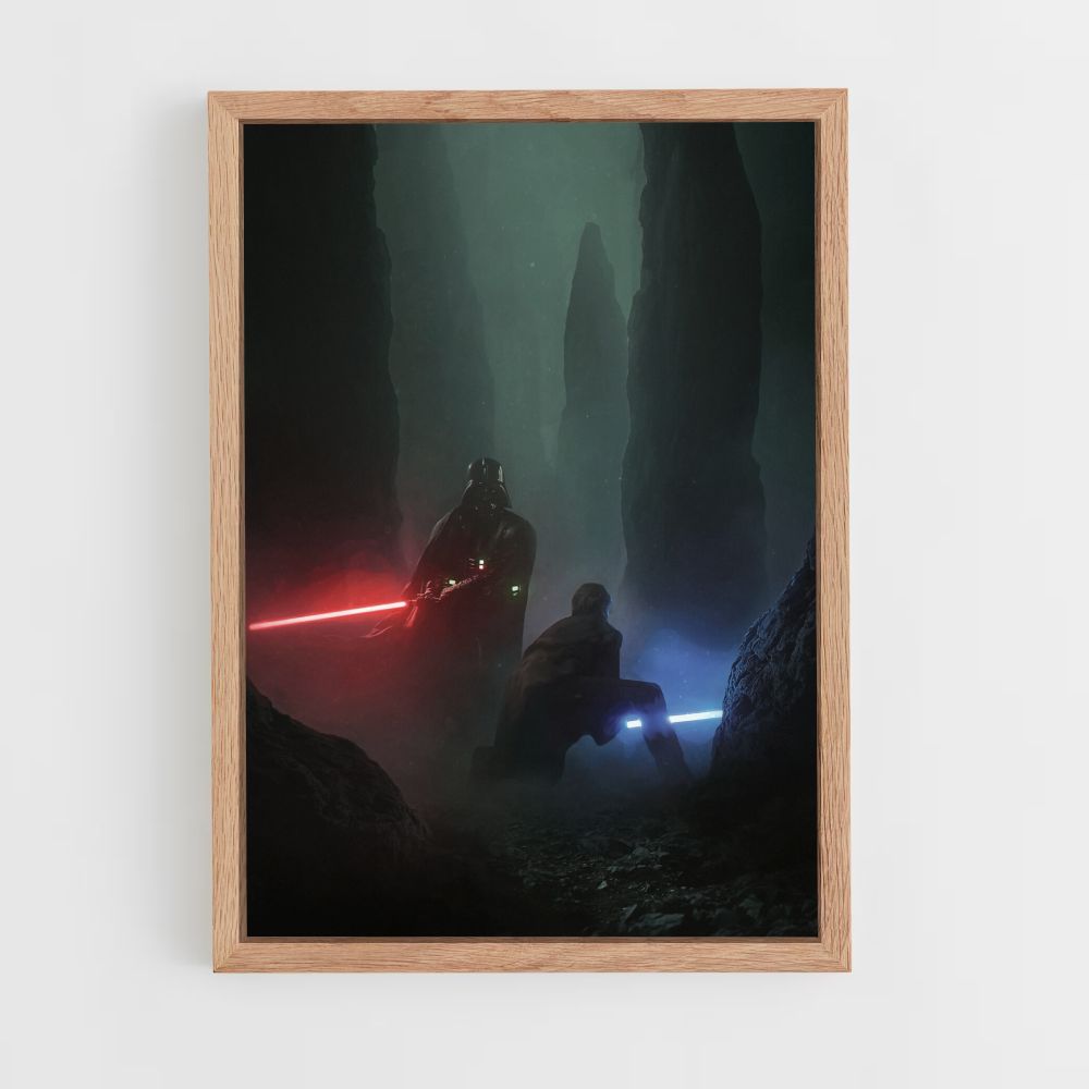 Poster Luke versus Vader