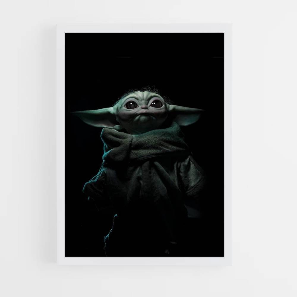 Schattige Baby Yoda-poster