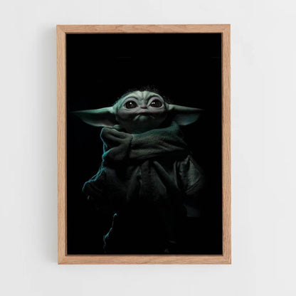 Schattige Baby Yoda-poster