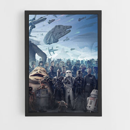 Poster Star Wars-oorlog