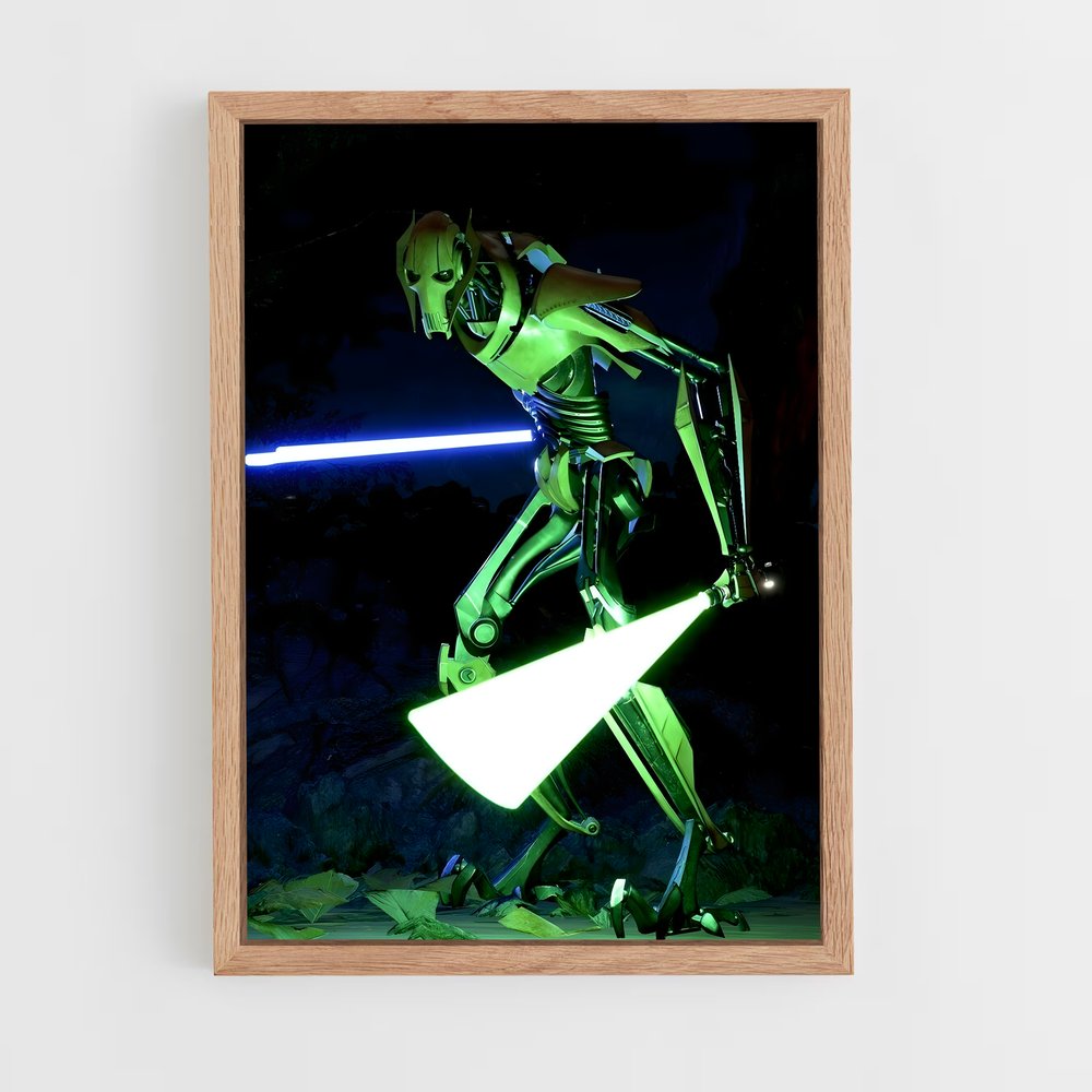 star-wars-9 cadre Bois clair
