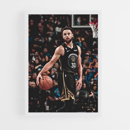 Affiche Stephen Curry Dribbelen