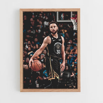 Affiche Stephen Curry Dribbelen