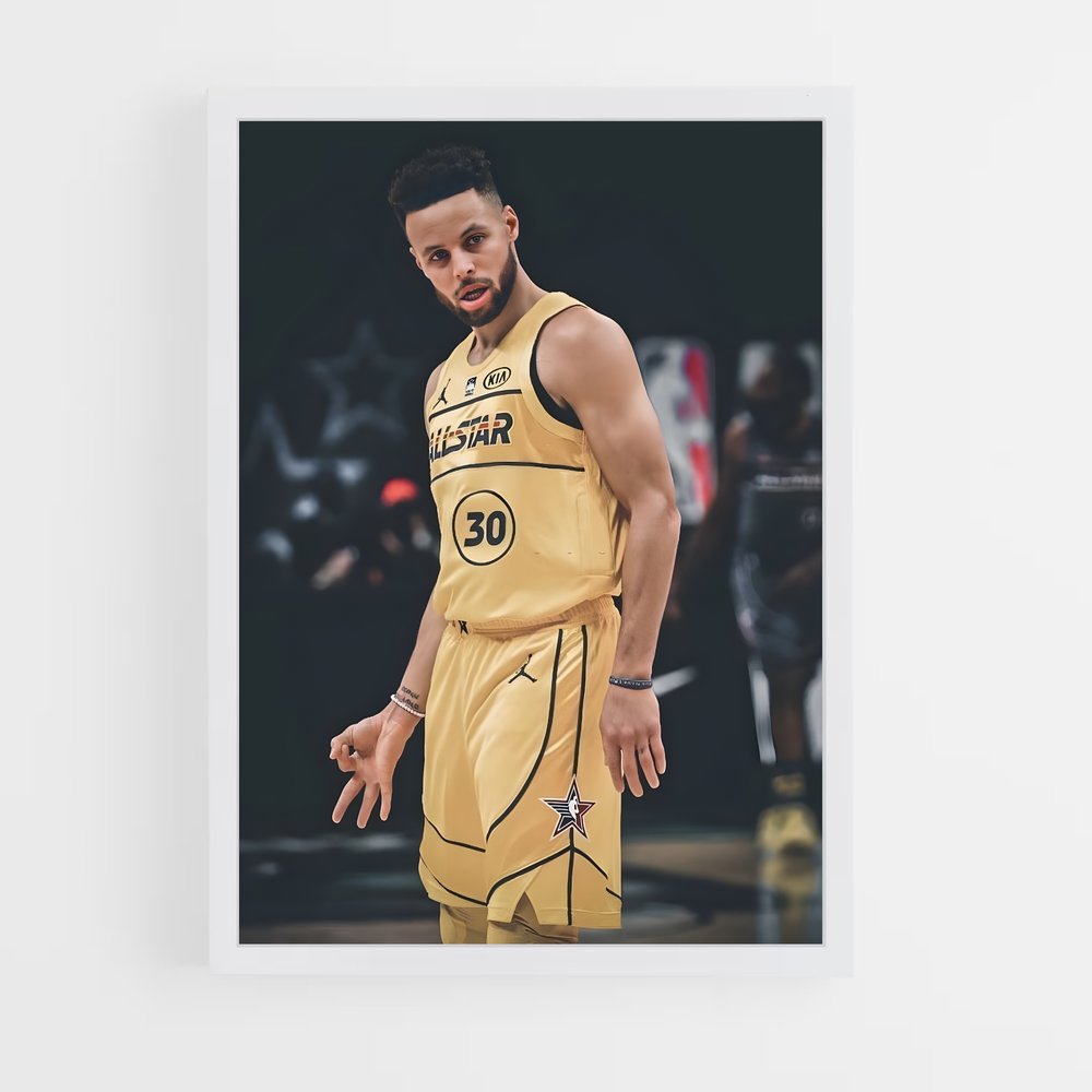 stephen-curry-5 cadre Blanc