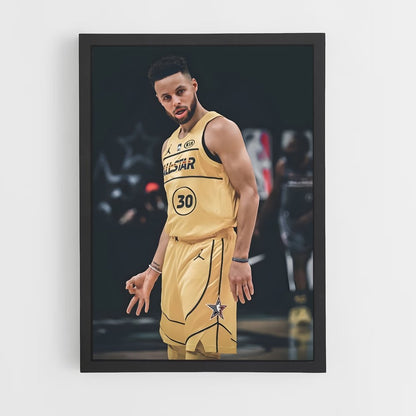 stephen-curry-5 cadre Noir
