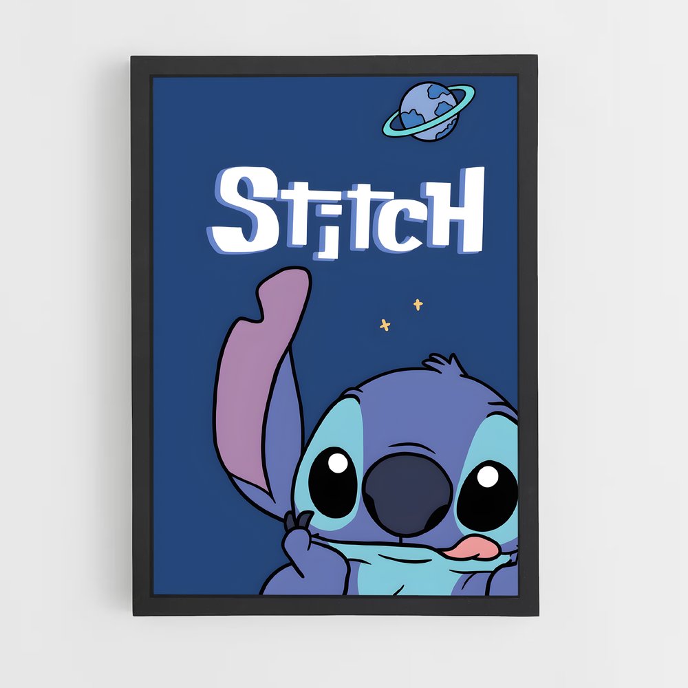 stitch-11 cadre Noir