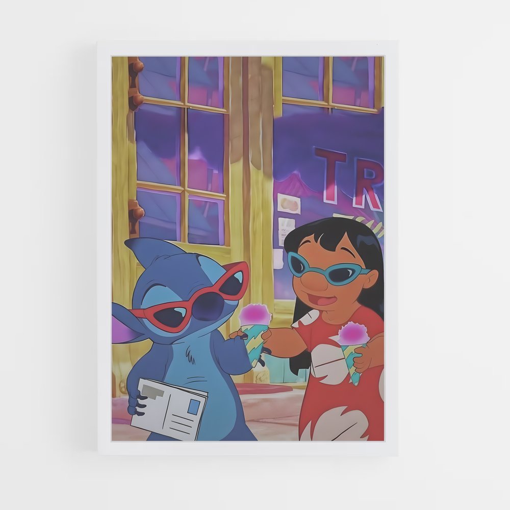 stitch-14 cadre Blanc