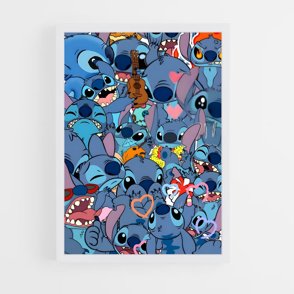 stitch-2 cadre Blanc