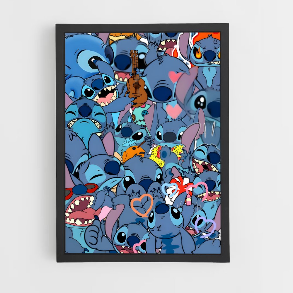 stitch-2 cadre Noir