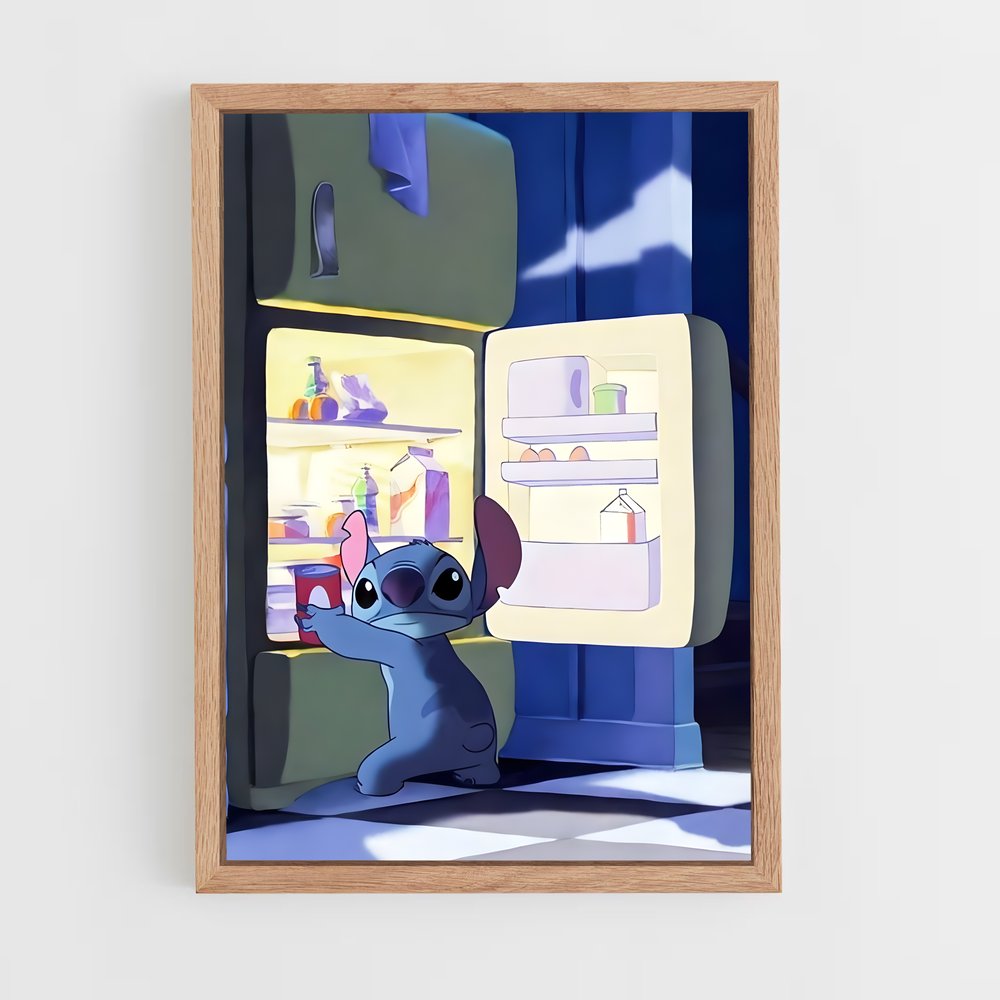 stitch-3 cadre Bois clair