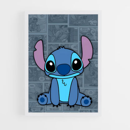 stitch-9 cadre Blanc