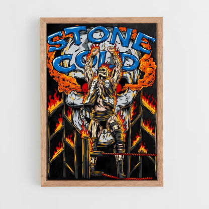 stone-cold-1 cadre Bois clair