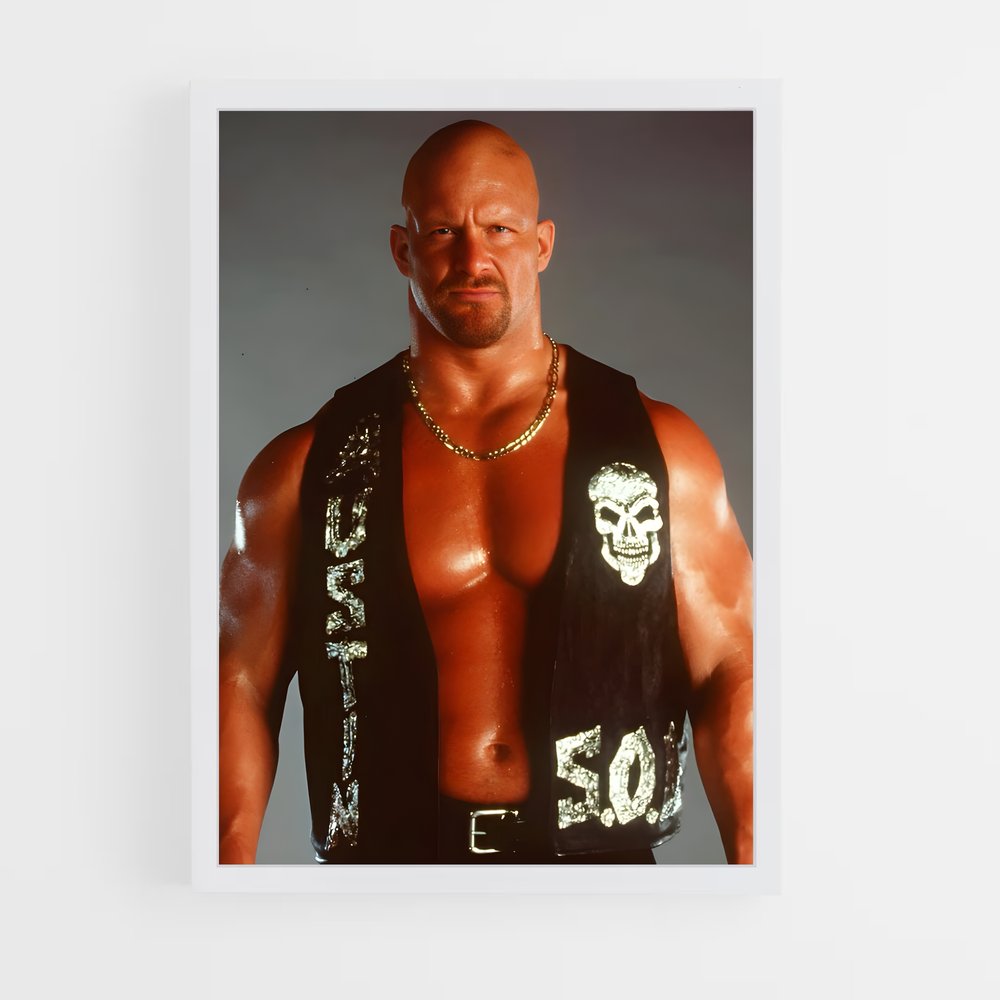 stone-cold-4 cadre Blanc