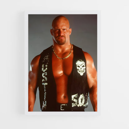 stone-cold-4 cadre Blanc