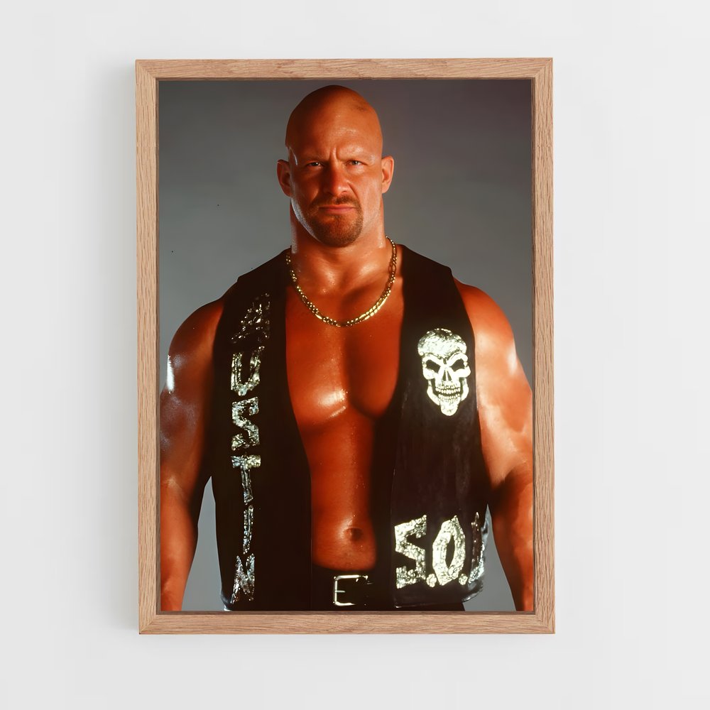 stone-cold-4 cadre Bois clair