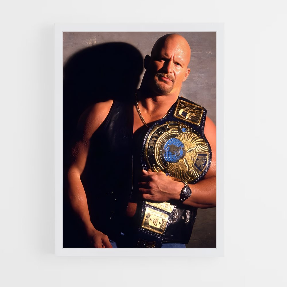 stone-cold-8 cadre Blanc