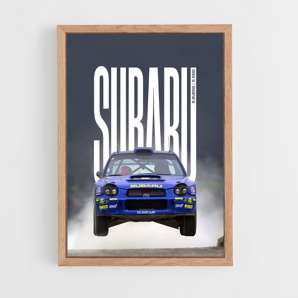 subaru-10 cadre Bois clair