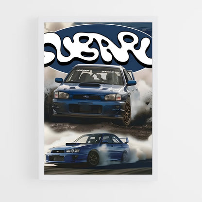 subaru-14 cadre Blanc
