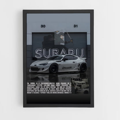 subaru-3 cadre Noir