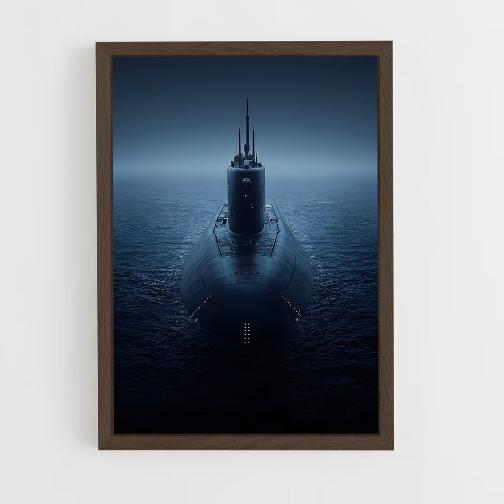 submarine-2 cadre Bois foncé