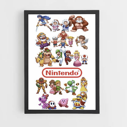 Poster Super Smash Bros Pixel