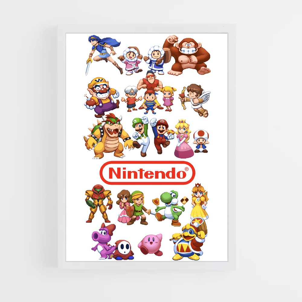 super-smash-bros-12 cadre Blanc