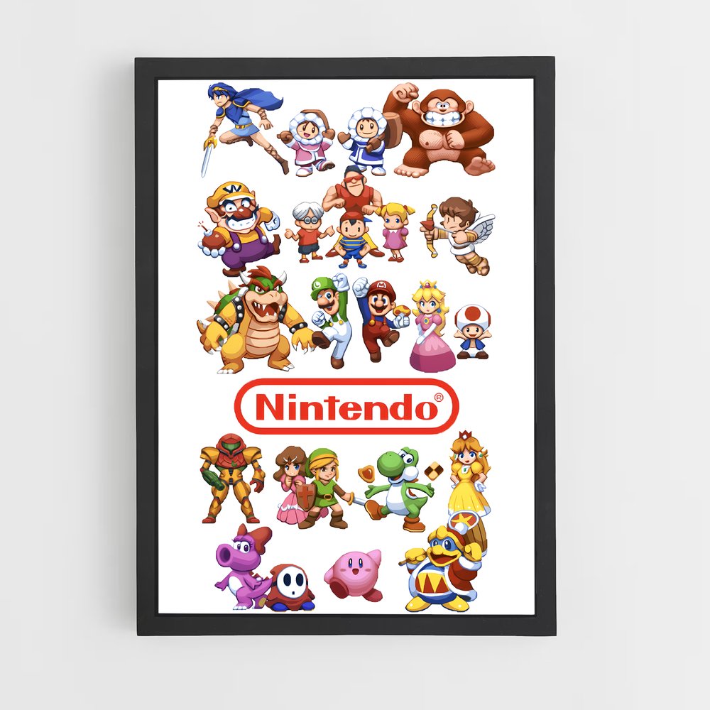 super-smash-bros-12 cadre Noir