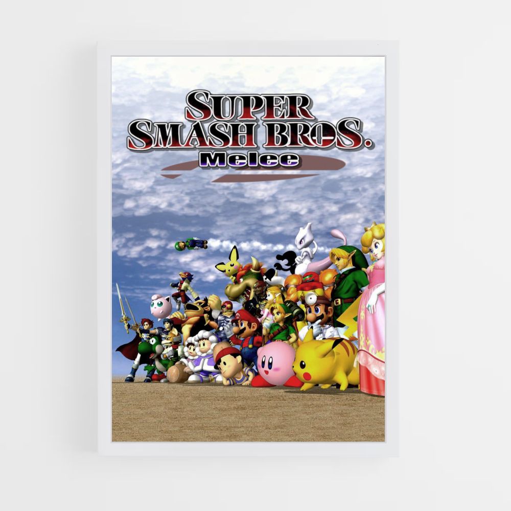 Poster Super Smash Bros Melee