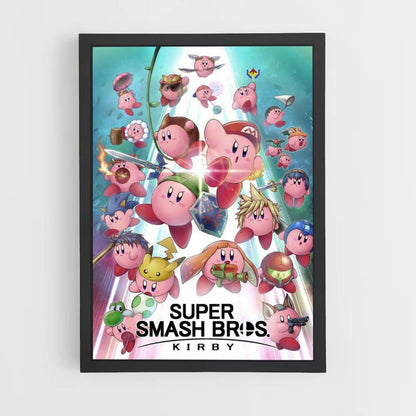 Affiche Super Smash Kirby