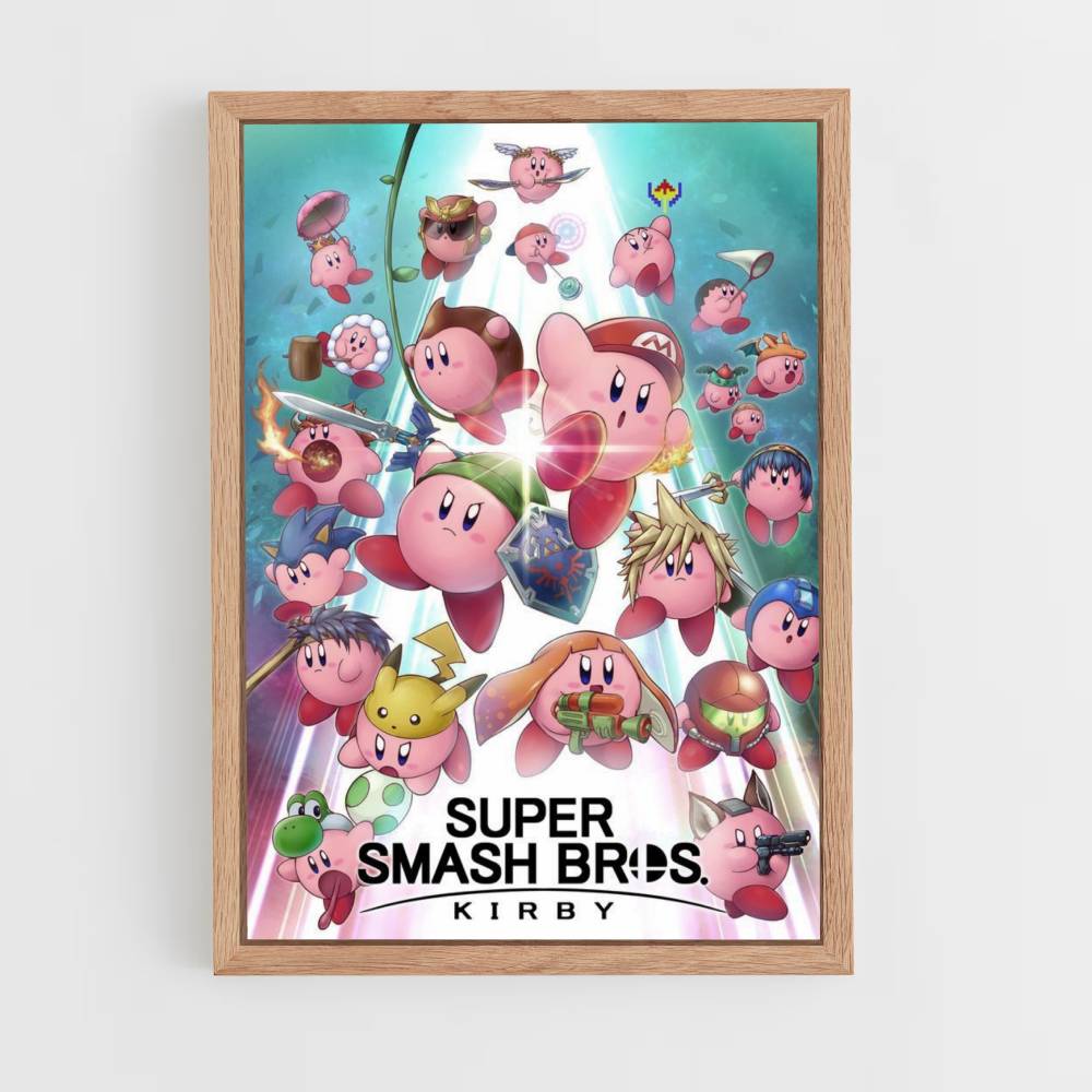 Affiche Super Smash Kirby