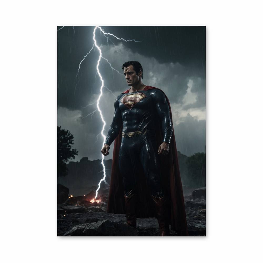 Poster Superman Éclair