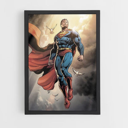 Poster Superman lucht