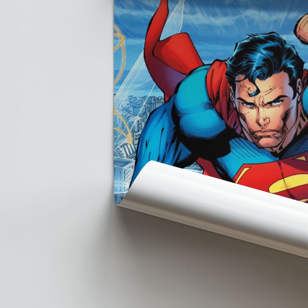 Poster Superman vliegt