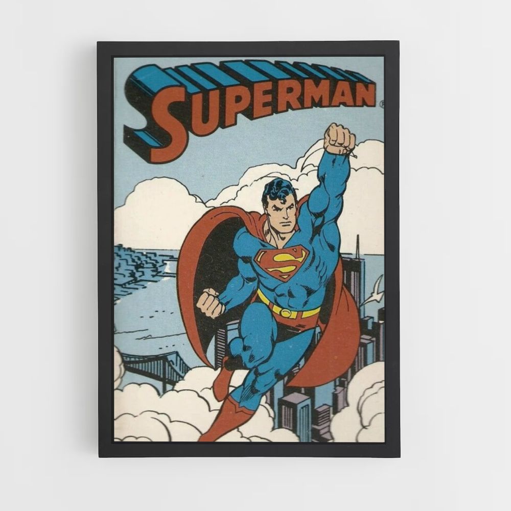 Superman komische poster