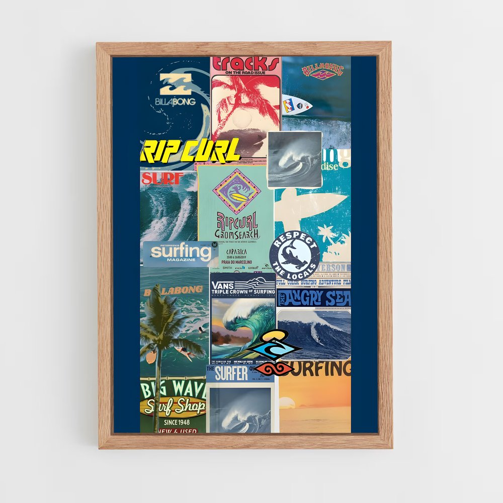 surf-3 cadre Bois clair
