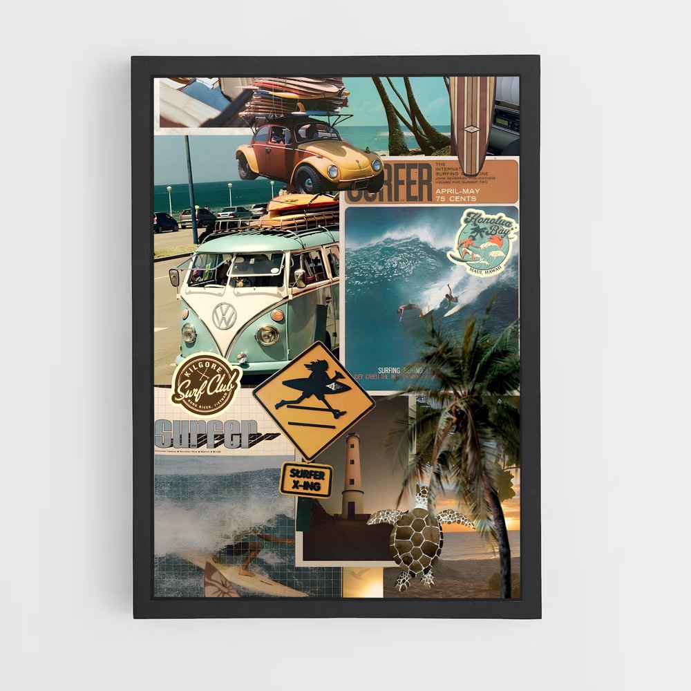 surf-4 cadre Noir