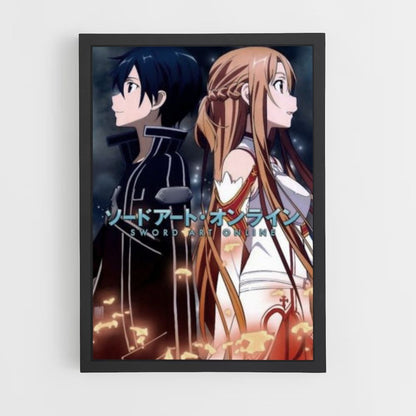 Affiche Kirito en Asuna