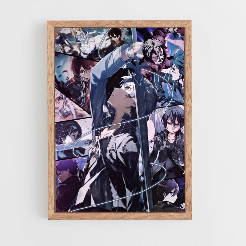 Poster Kirito-zwaard