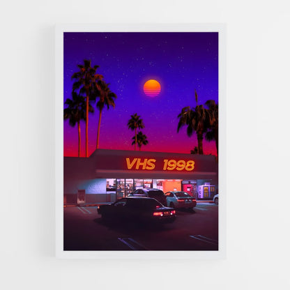 synthwave-1 cadre Blanc