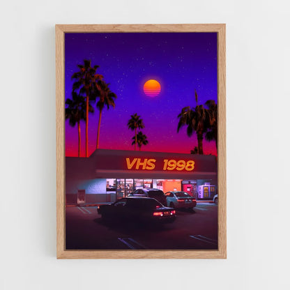 synthwave-1 cadre Bois clair