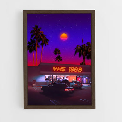 synthwave-1 cadre Bois foncé