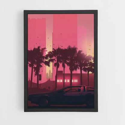 Poster Synthwave-auto