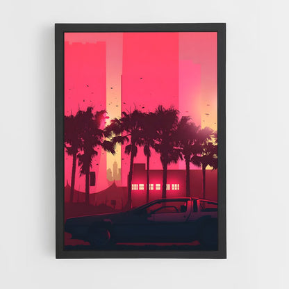 synthwave-10 cadre Noir