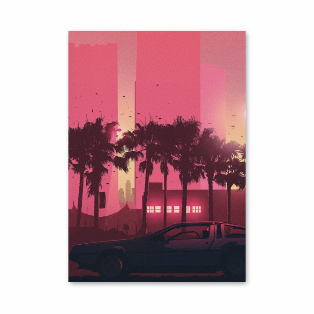 Poster Synthwave-auto