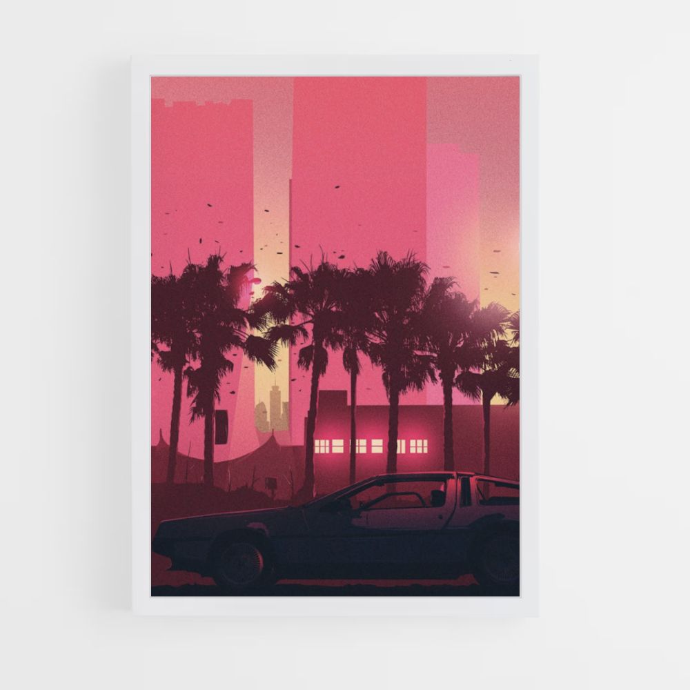 Poster Synthwave-auto