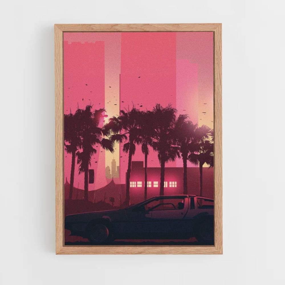 Poster Synthwave-auto