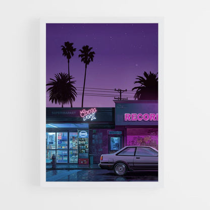 Poster Synthwave-winkel