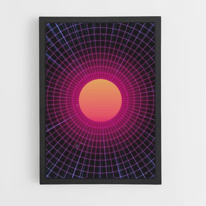 Poster Synthwave Zon