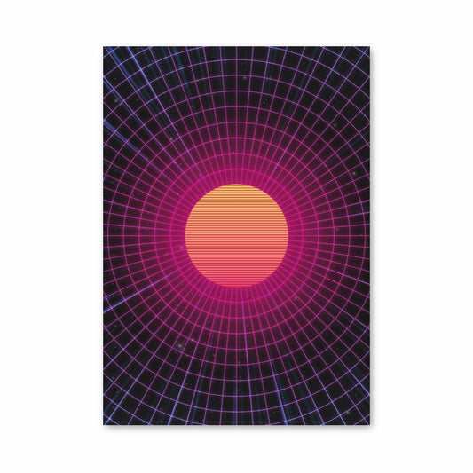 Poster Synthwave Zon