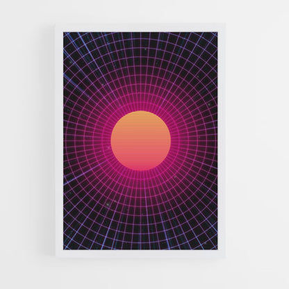 Poster Synthwave Zon